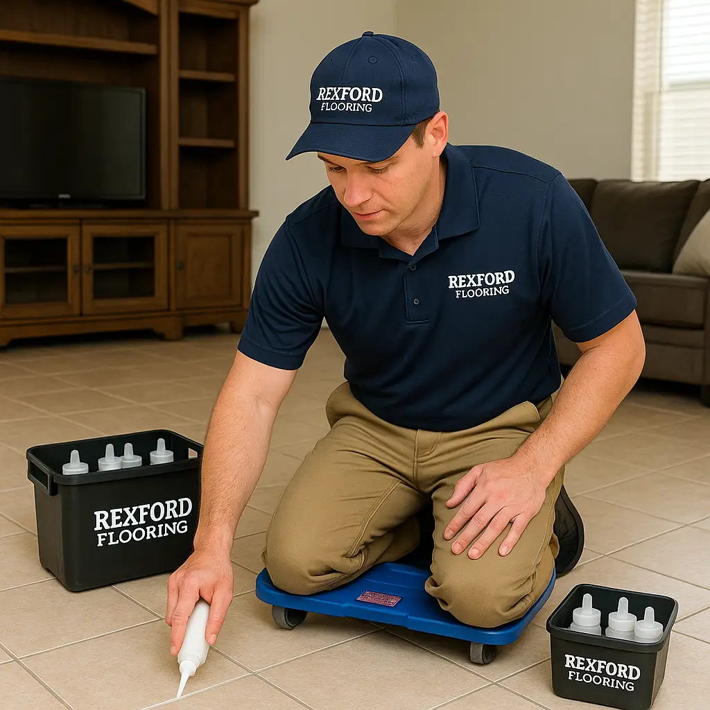 grout color changing rexford w