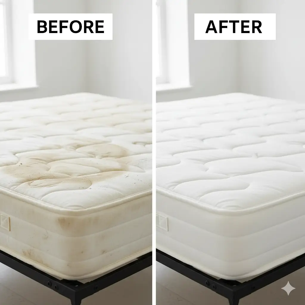 before and after mattress cleaning before and after mattress cleaning