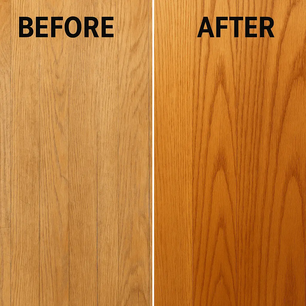 rexford wood floor before and after w